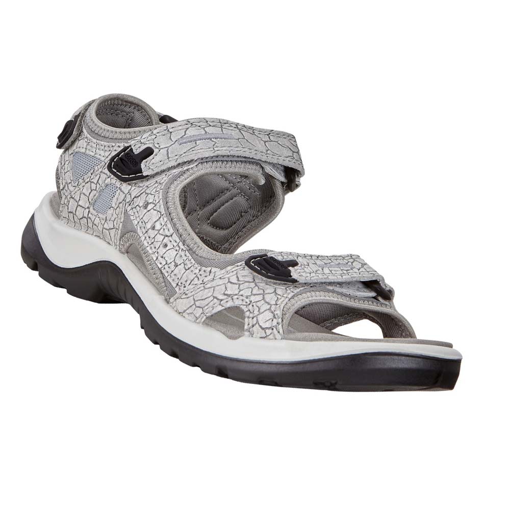 Women's Ecco Yucatan Sandals Silver | Canada 198VRW